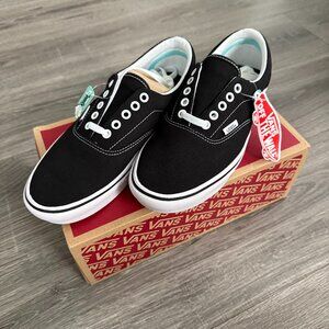 black lightweight comfy cush women's vans, brand new